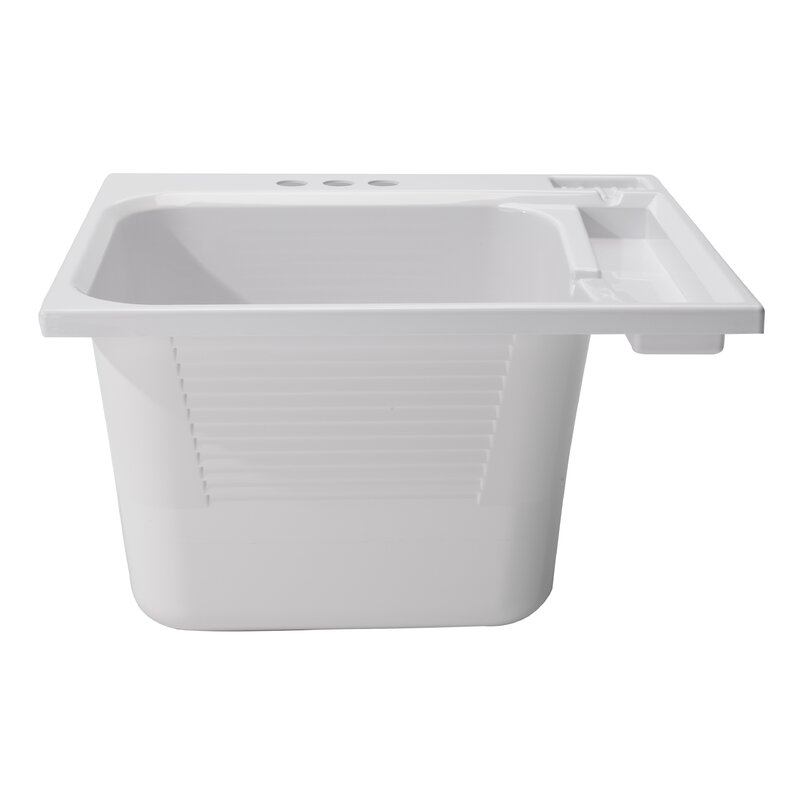 Cashel 25 X 22 Drop In Laundry Sink Reviews Wayfair   25%2522 X 22%2522 Drop In Laundry Sink 